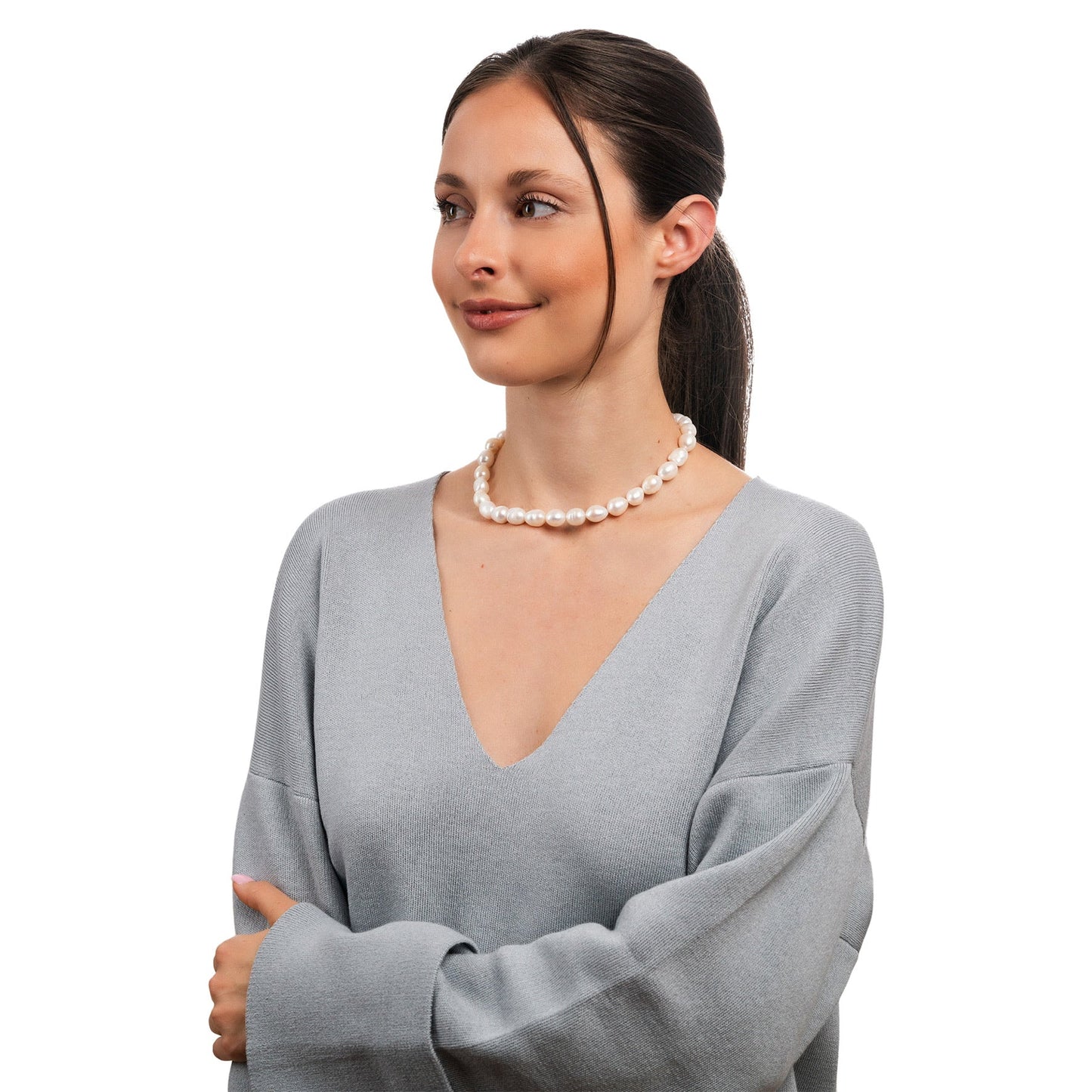 Halskette mit Perlen - GRAYSS FASHION & HOME