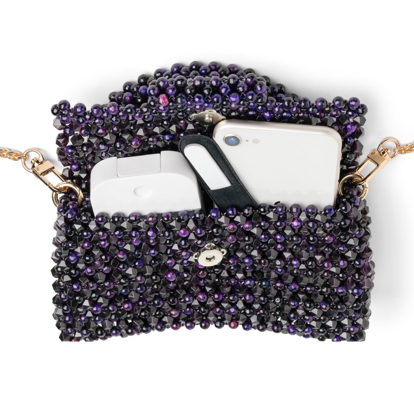 Handtasche aus Amethyst violett - GRAYSS FASHION & HOME