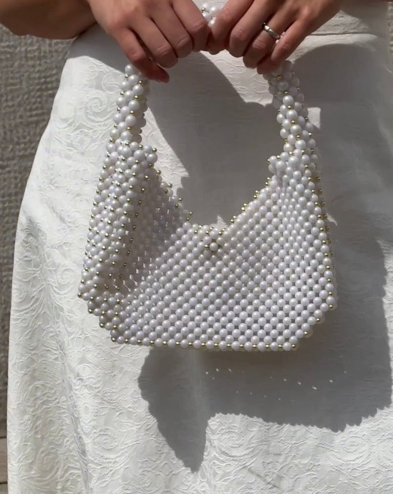 Handtasche aus Perlen - GRAYSS FASHION & HOME