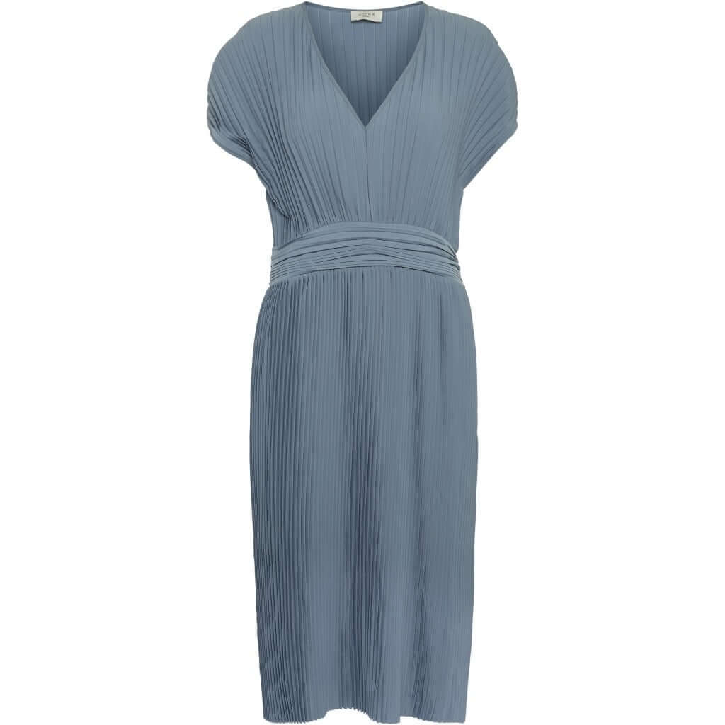 NORR Kleid Shelly taubenblau - GRAYSS FASHION